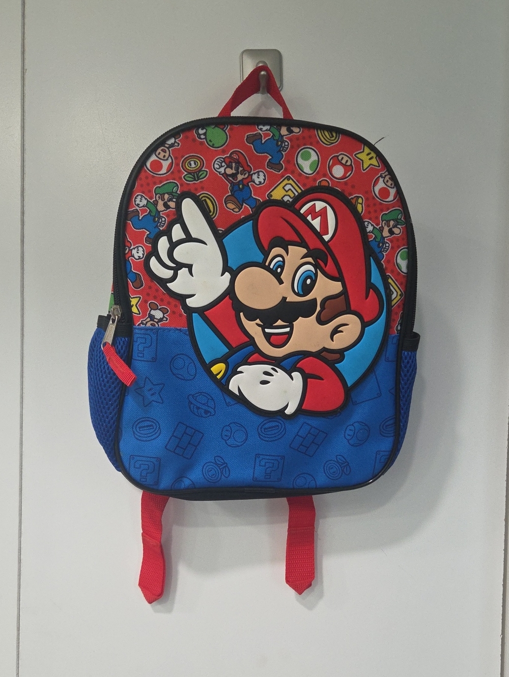 Nintendo Mario Kids Backpack - Red, Blue